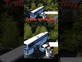 heavy traffic on turning road ets volvob11r