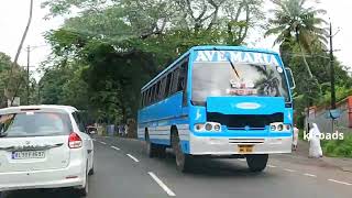 Drive from Ettumanoor to Vaikom via Kaduthuruthy, Thalayolaparambu