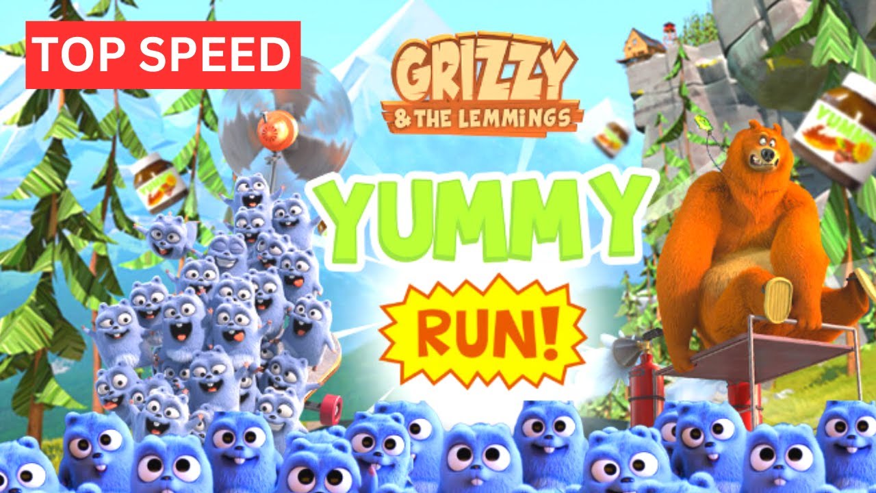 The Lemmings Part Good Speed And Yummy Run Gameplay - Grizzy Vs ...