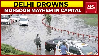 Monsoon Mayhem: From Underpasses To Arterial Roads, Delhi Witnesses Severe Waterlogging
