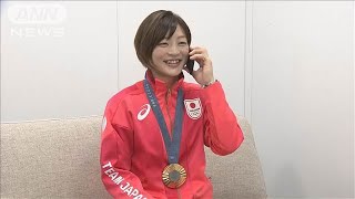 日本勢初の金メダル　岸田総理が角田選手を祝福(2024年7月29日)