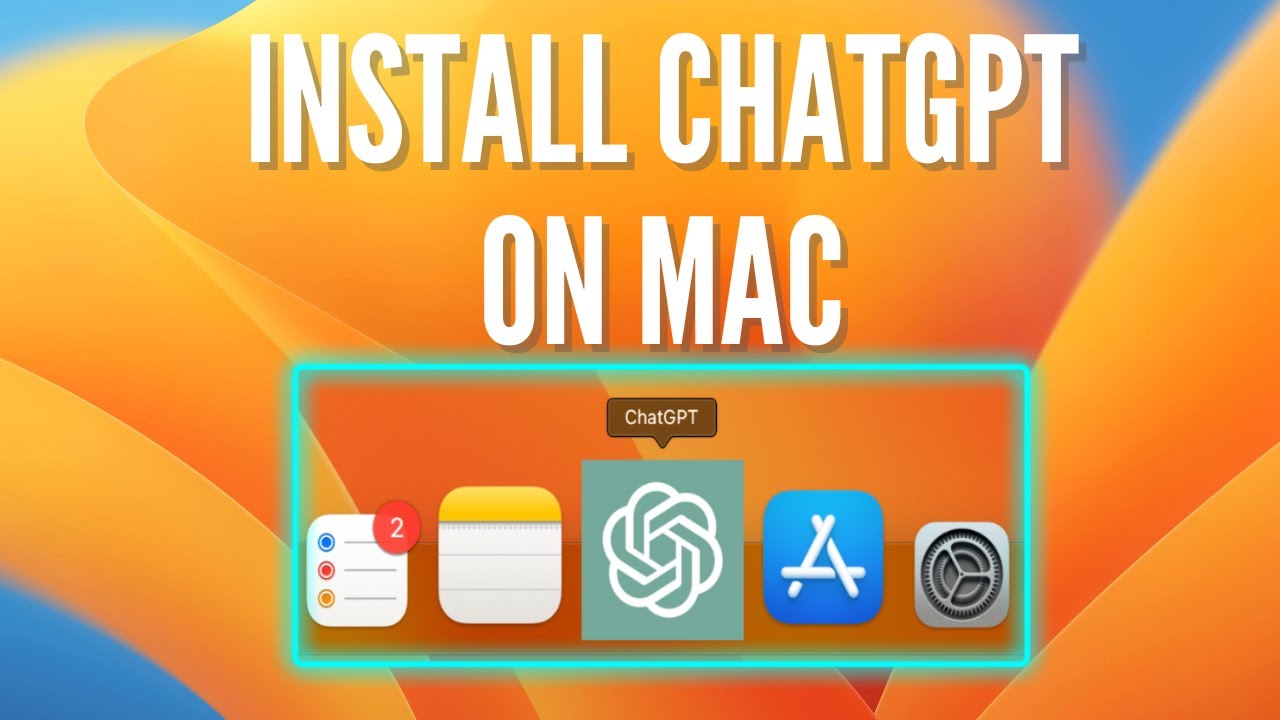 How To Install ChatGPT On Mac - YouTube