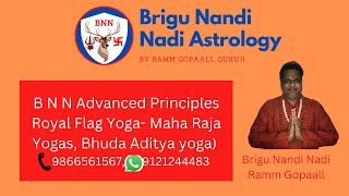 Maha Raja Yogas - BNN Astrology by Ramm Gopaall Guruji