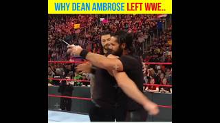 Why Dean Ambrose Left WWE (Reason) ? 🤔 #wwe #deanambrose  #wrestler #wrestling #short #facts #shorts