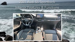 2021 Audi S5 Sportback - Interior features.