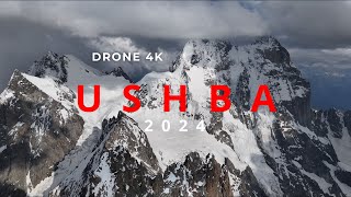 Ushba (2024) DRONE 4K. Mountain in Georgia | Ушба (2024) маршрут 4А на Дроне 4К.