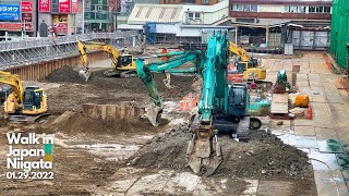 JR新潟駅リニューアル工事 進捗状況 | 01月29日2022年