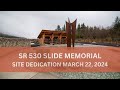 SR 530 Slide Memorial Site Dedication - March 22, 2024