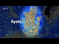 earth from space kyoto and osaka