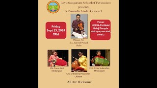 Violin concert by Vid. B.U. Ganesh Prasad