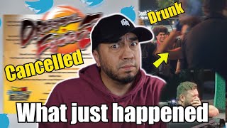 DBFZ community is PISSED as World Tour LCQ is Cancelled | Hungry Box breaks down in tears during Win