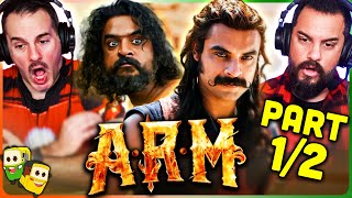 ARM (Part 1/2) Movie Reaction! | Tovino Thomas | Mohanlal | Jithin Laal