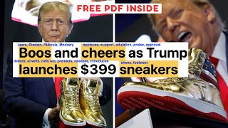 Learn English with News | Donald Trump’s Golden Shoes (Free PDF)