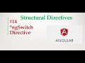 Angular 9 Tutorial - 14 - ngSwitch structural directive in angular | Structural Directives