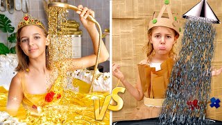 Five Kids Rich Princess vs Broke Princess | The Story of Princesses