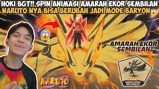 HOKI BGT GW SPIN ANIMASI AMARAH EKOR SEMBILAN!! NARUTO NYA BISA BERUBAH JADI MODE BARYON KAH??😱