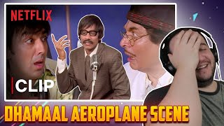 Dhamaal Aeroplane Scene | Vijay Raaz | Netflix India | Reaction | Producer Reacts