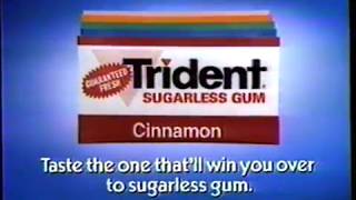 1984 Trident Sugarless Gum \