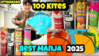 100 kites 🪁  BEST MANJA 2025😱   All Manja  collection 🔥 #tranding  #viralvideo