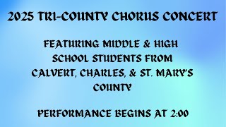 2025 Tri-County Choral Concert Final Performance