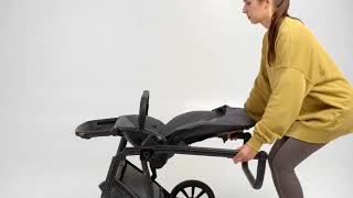 Anex M/Type PRO Kinderwagen - Zusammenklappen des Gestells