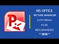 MS Office Picture Manager Tutorial 2020 by Alle Anilkumar