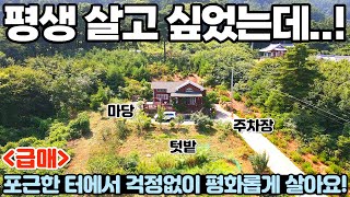 [180] 저렴하게 나왔습니다! / 해발 500고지, 숲 속에 푹 파묻힌 전원주택! 나만의 포근한 쉼터! 힐링하기 딱 좋아요! / 충청북도 단양군 적성면 전원주택 매매