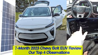 7-Month 2023 Chevy Bolt EUV Review and our Top 4 Observations as New Electric Vehicle Owners