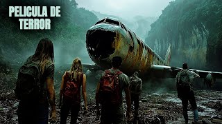 Pelicula de terror completa | Su avión se estrelló en una isla mística | Accion, aventura, drama😱🎬