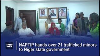 NAPTIP hands over 21 trafficked minors to Niger state government