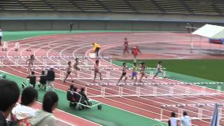 2015福岡中部７種１００ｍＨ１組