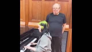 Hans Zimmer & Billie Eilish play piano together