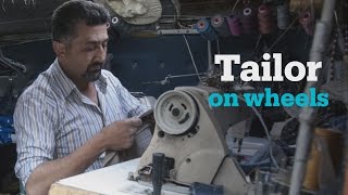 A tailor on wheels from Damascus