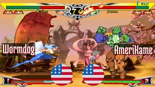 FT10 @vsavj: Wormdog (US) vs AmeriKame (US) [Vampire Savior vsav Fightcade] Jan 30