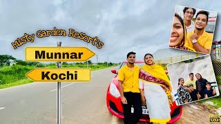Munnar Trip | Misty Garden Resort Munnar | എല്ലാം പെട്ടന്നായിരുന്നു🤢 | Hello Malluz | Vlog 3