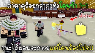 คาตาคุริออกล่าค่าหัวโดนท้า1-1ชนะได้ผลพระถาวรแต่โดนร้องโปร!! Blox Fruit Roblox