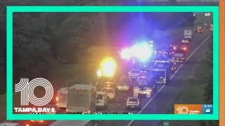 Deadly crash along I-75 in Manatee County jams traffic