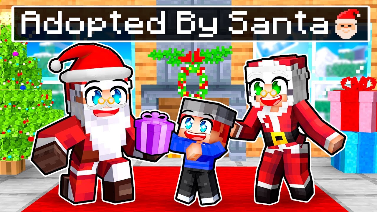 Adopted By Santa In Minecraft Youtube