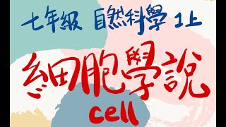 #生物教學影片​#七年級自然科學​(1上)—#細胞學說#30分鐘完整學習1個知識點