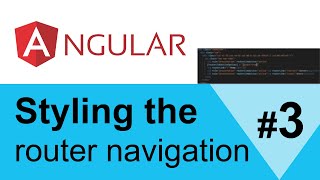 Styling the router navigation | RouterLinkActive | Angular Tutorial