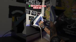 ✅ How To Make T Shirts with a regular iron and HTV #Shorts #iron #hacks #tipsandtricks