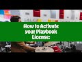 How to Activate your Playbook License: