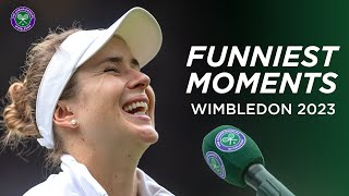 THE FUNNIEST MOMENTS OF WIMBLEDON 2023 🤣