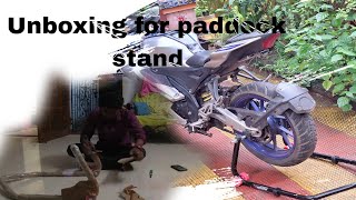 Unboxing of Paddock Stand // Explore Rear Paddock Stand // Nix Aldoncar @i_mr_nix_aldoncar1002