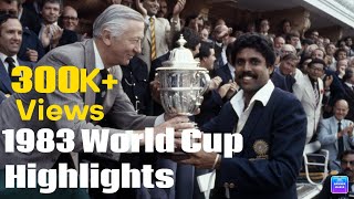 India first world cup 1983 final