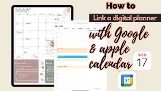 Link Apple Calendar & Google Calendar w/ Your Digital Planner | Set Reminders ⏰✨ GoodNotes Tutorial