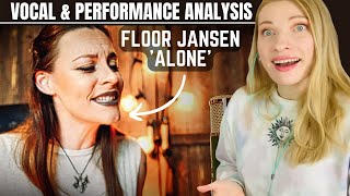 Vocal Coach/Musician Reacts: FLOOR JANSEN 'Alone' Cover - In Depth Analysis!