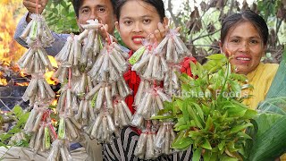 The Nem Price 90000 Riel​ - Grilling 300 Nem Battambang Made From Fish with Tamoung Leaf Recipe