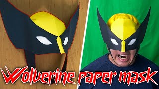 Wolverine Mask || How to make paper Wolverine Mask || Deadpool 3