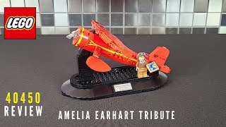 LEGO Amelia Earhart Tribute 40450 Review!